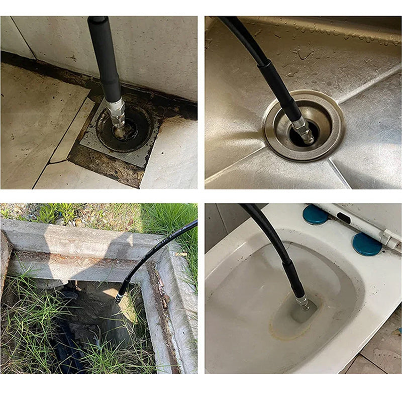 Krachtig pijpreinigings- en ontstoppingsmondstuk