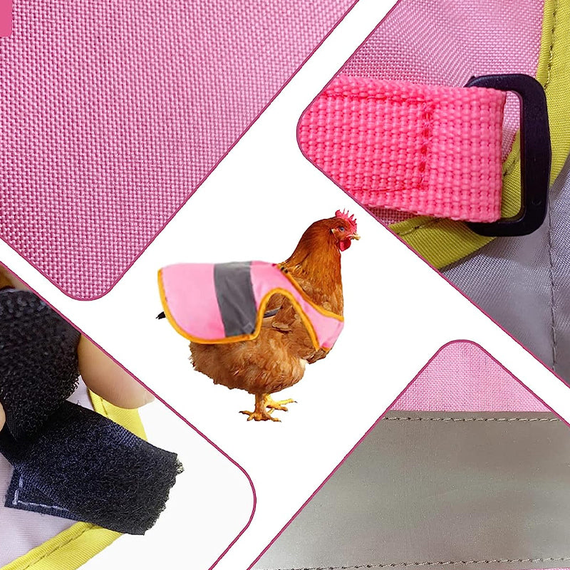 Verstelbaar kippenharnas Kip huisdier reflecterend vest