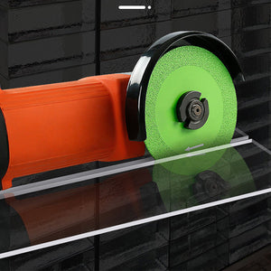 Glasdoor slijp schijf