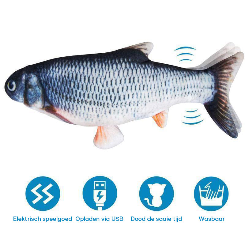 Pluche Simulatie USB Opladen Huisdier Vis Speelgoed