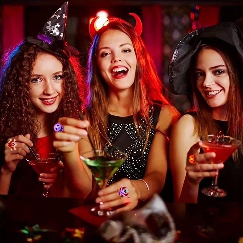 Halloween Glow Ring en broche