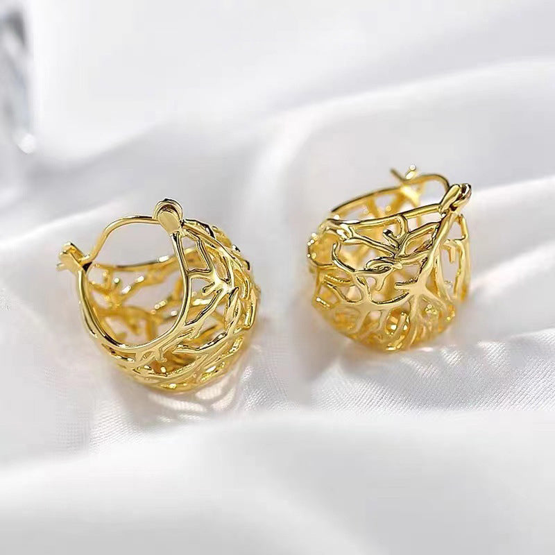 Mode uitgesnede oorbellen