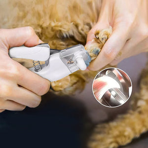 Professionele LED-licht nagelknipper voor huisdieren