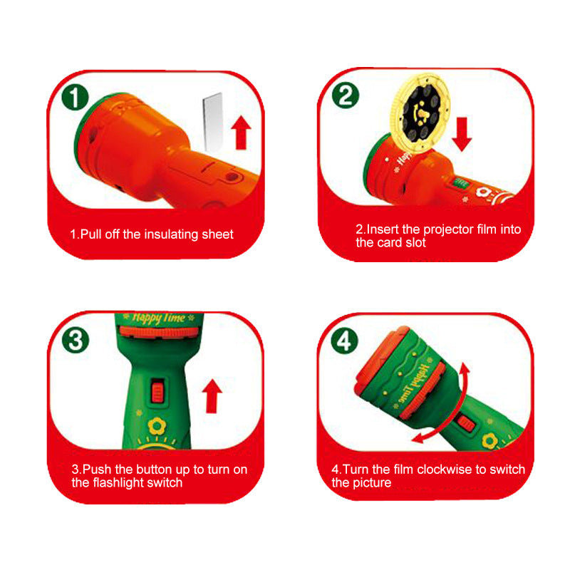 Zaklamp Projector Fakkellamp Speelgoed