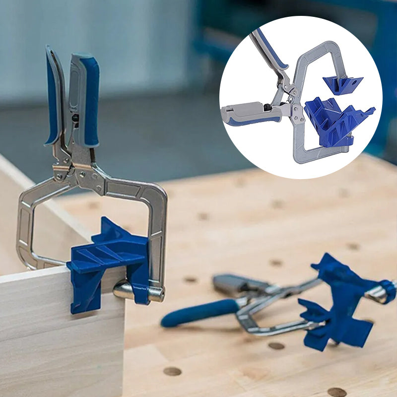 Houtbewerkingsgereedschap - Metalen haakse clip van 90 graden