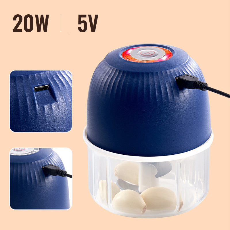 Mini elektrische knoflookpers