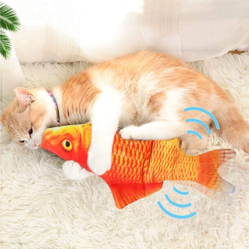 Pluche Simulatie USB Opladen Huisdier Vis Speelgoed