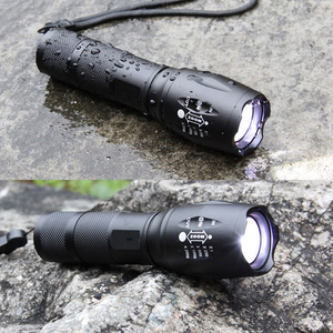 Aluminium zaklamp USB oplaadbare zaklamp