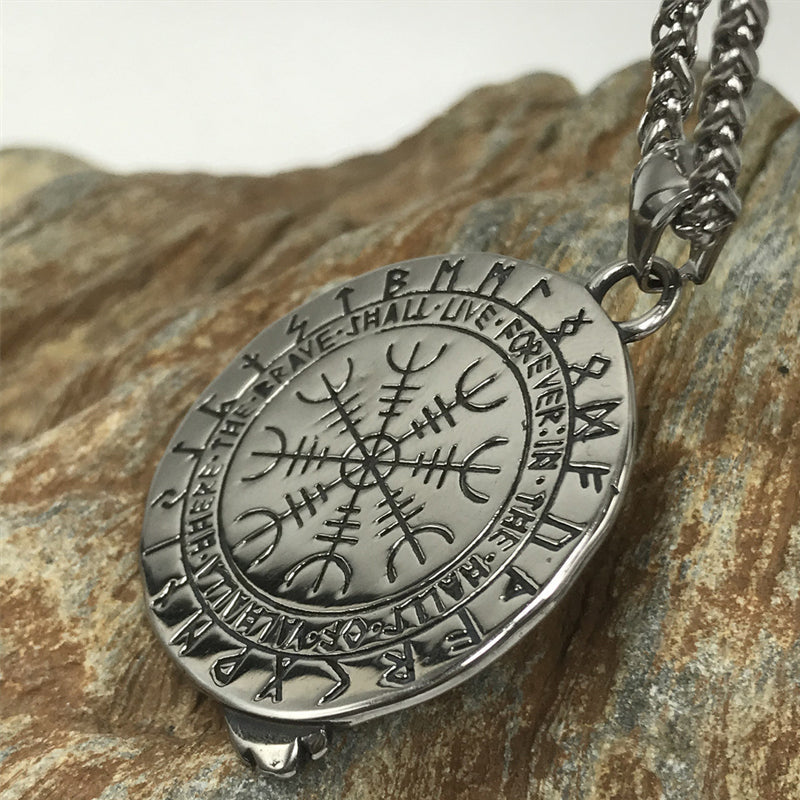 Roestvrijstalen Viking Wolf Fenrir-ketting