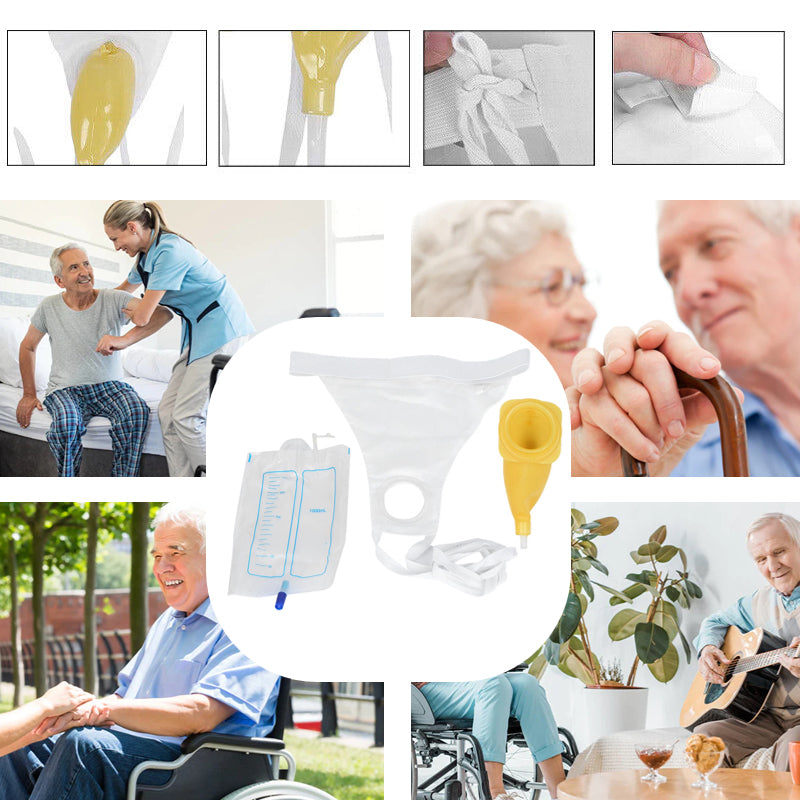 Draagbare en draagbare urinezakverzamelaar