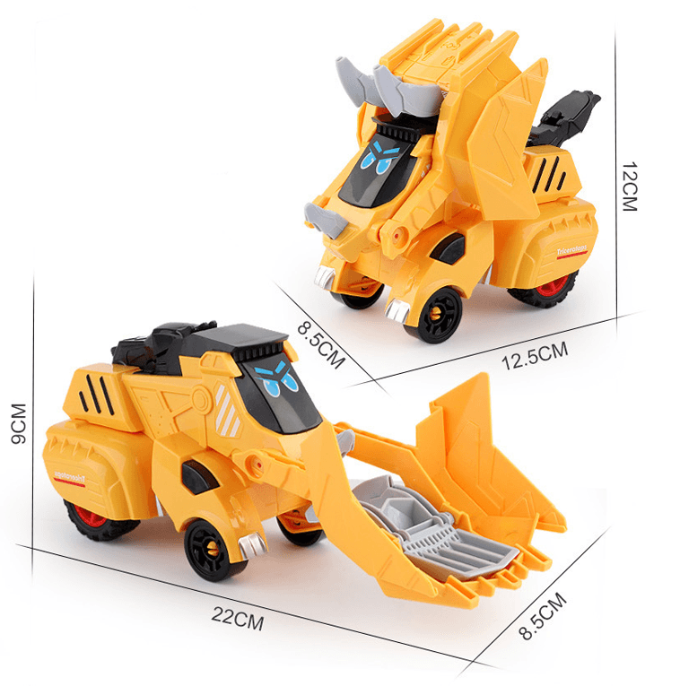 Misvormde dinosaurus speelgoed auto