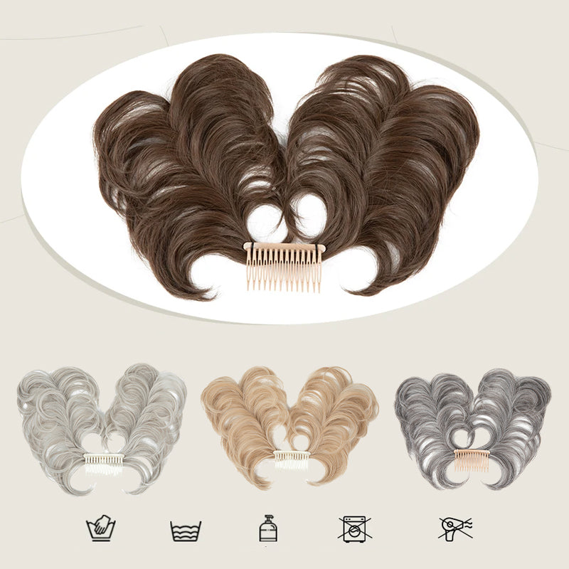 Moeiteloze elegantie zijkam met clip in haarknotje