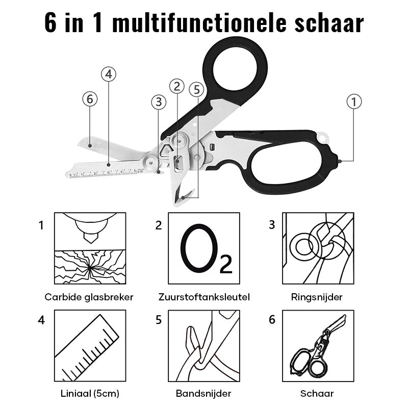 Professionele vouwschaar