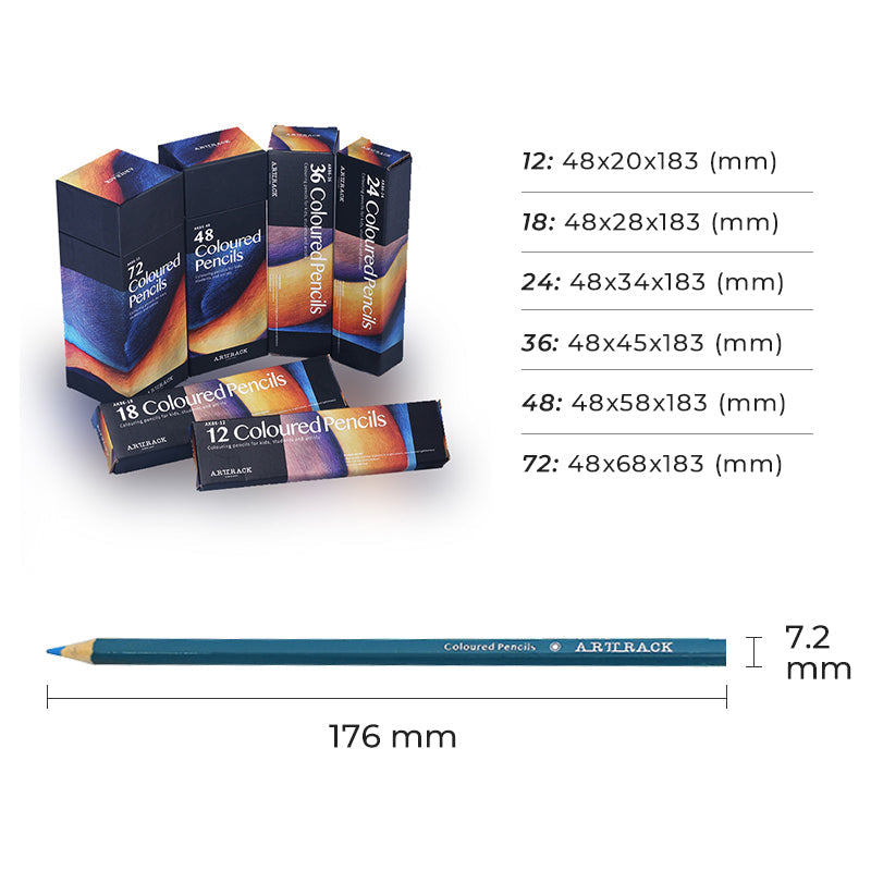 Producten Draagbare kleur potloden set