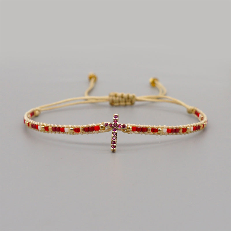 Retro kruis armband