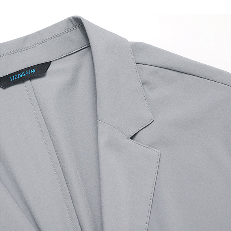 Lichte en ademende enkellaagse herenblazer