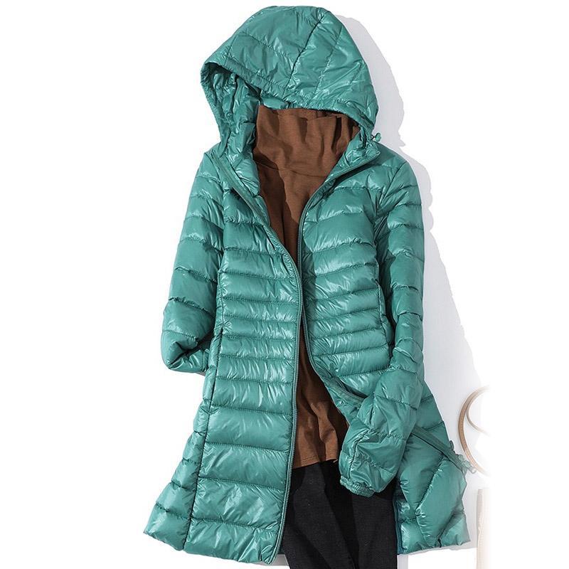 Lichtgewicht Mid-Length Jacket voor Vrouwen