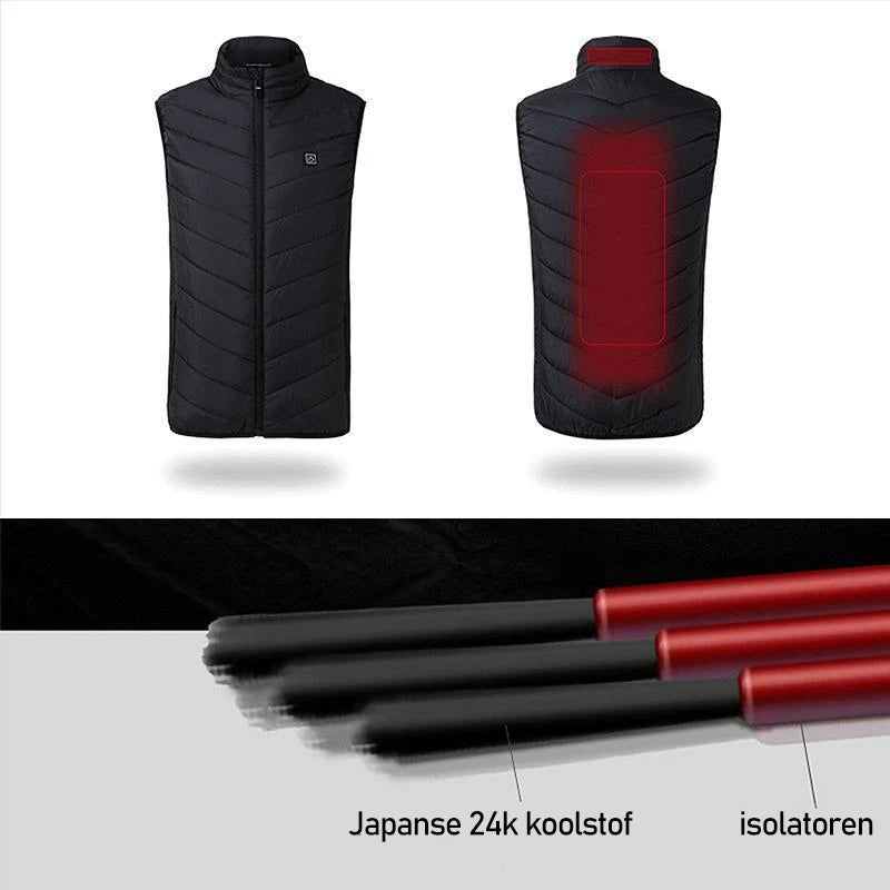 Instant Warmte Verwarmingsvest, unisex