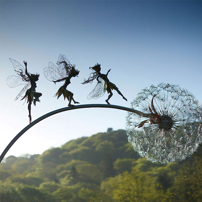 Wonderland-achtige tuindecoratie