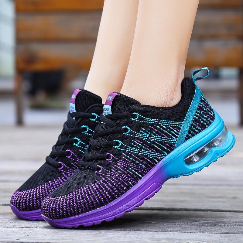 Damesmode multicolor ademende comfortabele sportschoenen