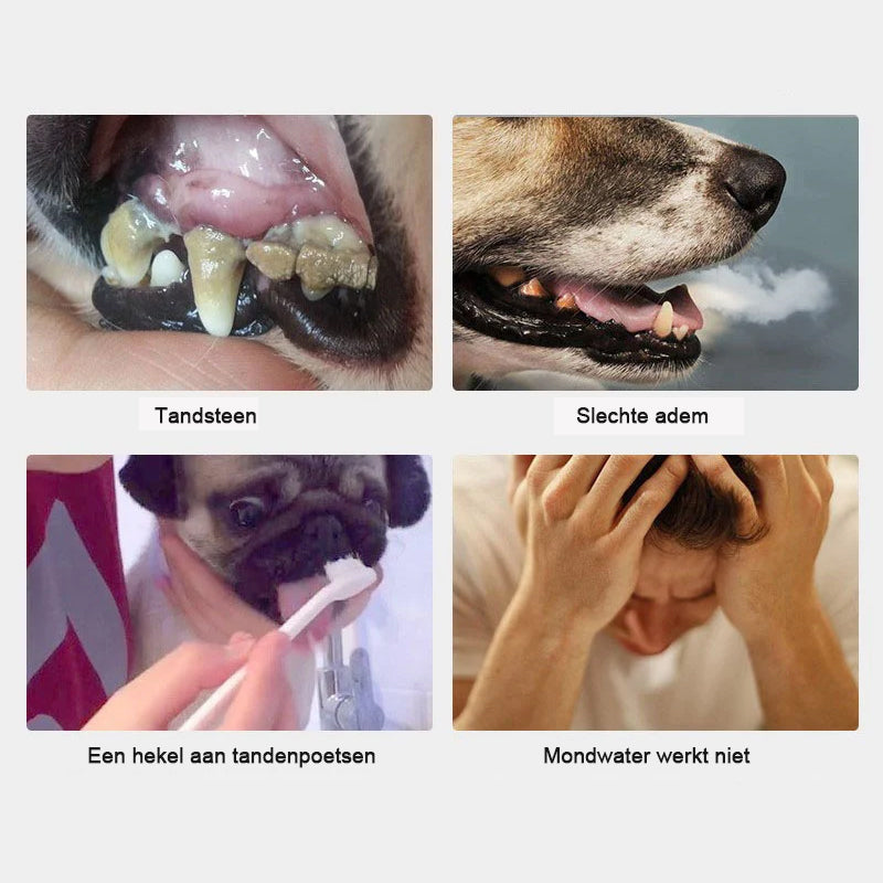 Tandenreinigende vingerdoekjes voor huisdieren
