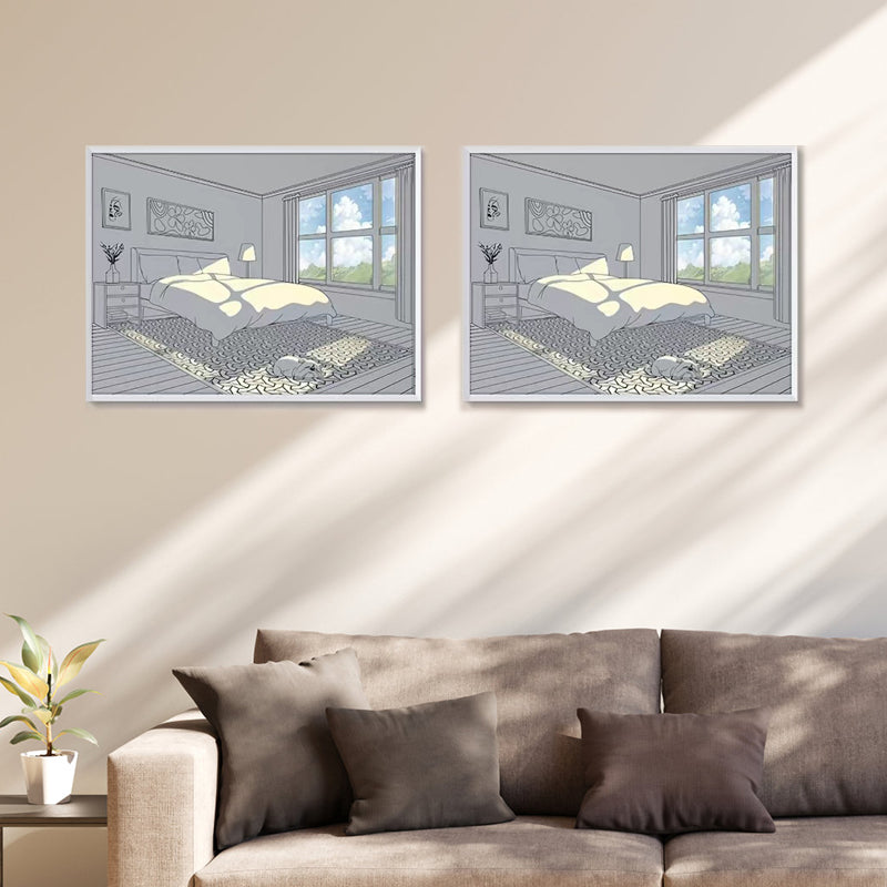 Verlichting Schilderij Decoratie