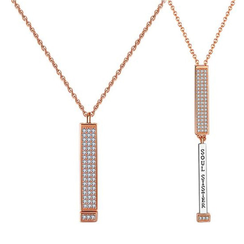 Zirkoon en diamanten ketting