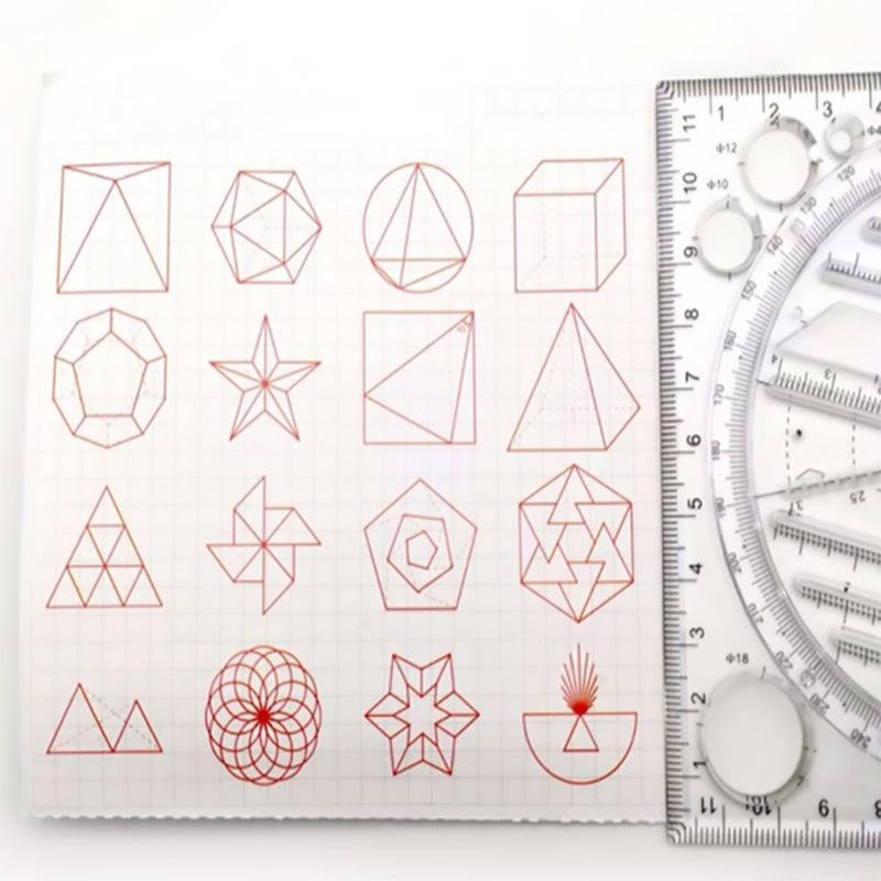 Multifunctionele tekenliniaal