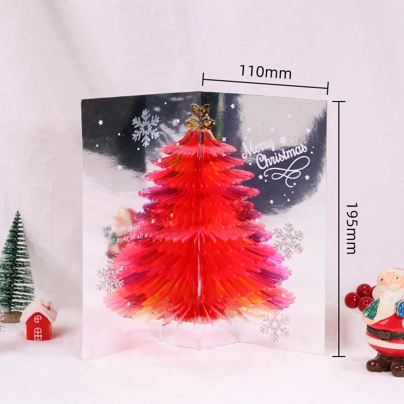 3D handgemaakte kerstkaarten