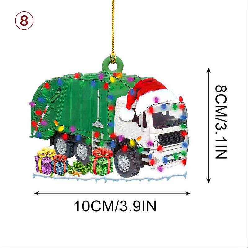 Auto-Boot-Kerstijzer Ornament