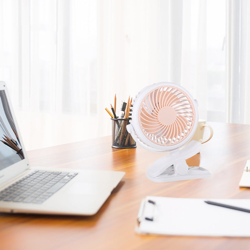 Draagbare stille clipventilator met 360 ° rotatie