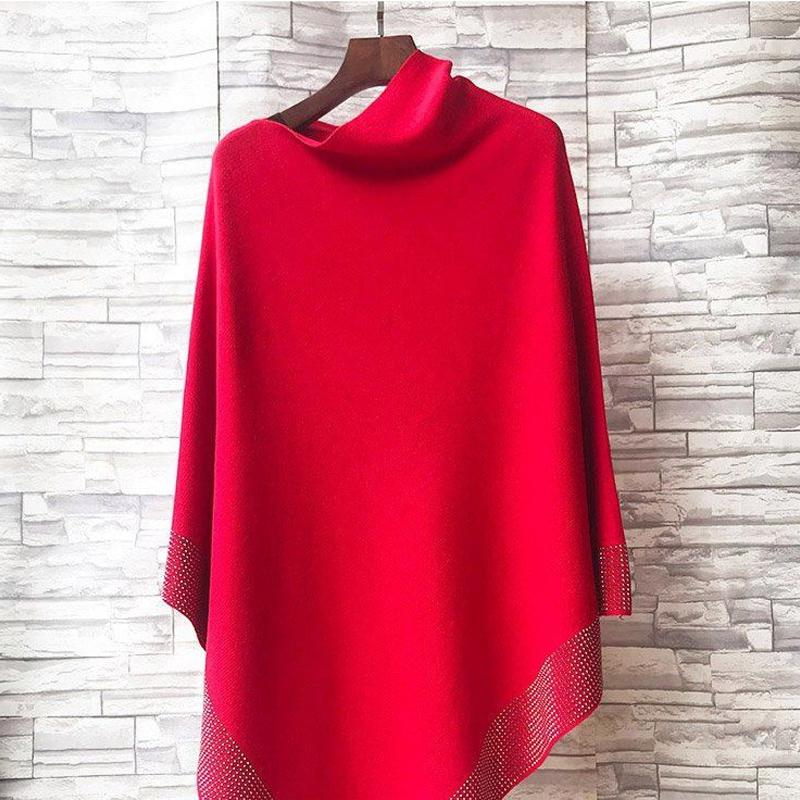 Dames Shawl van glanzende wol