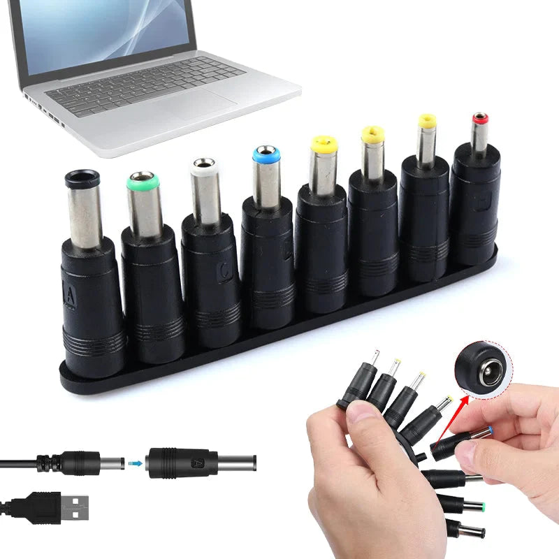 8-in-1 universele gelijkstroom adapter