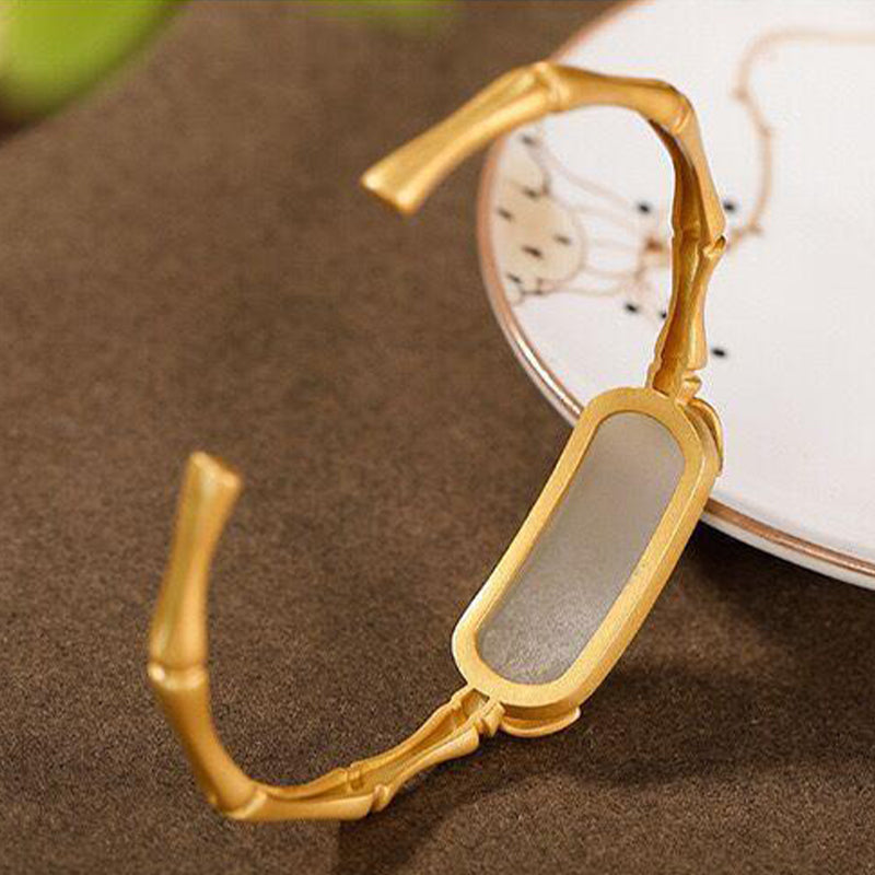 Elegante antieke bamboe armband