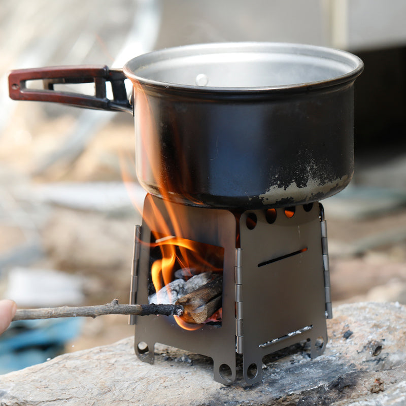 Draagbare BBQ-grillset