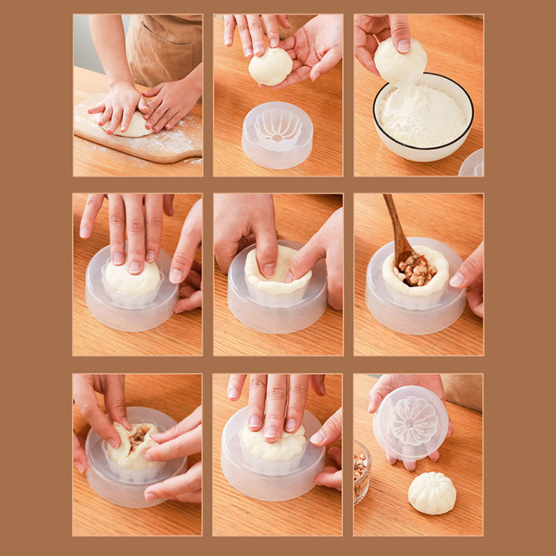 Handgemaakte gestoomde gevulde broodjesmaker