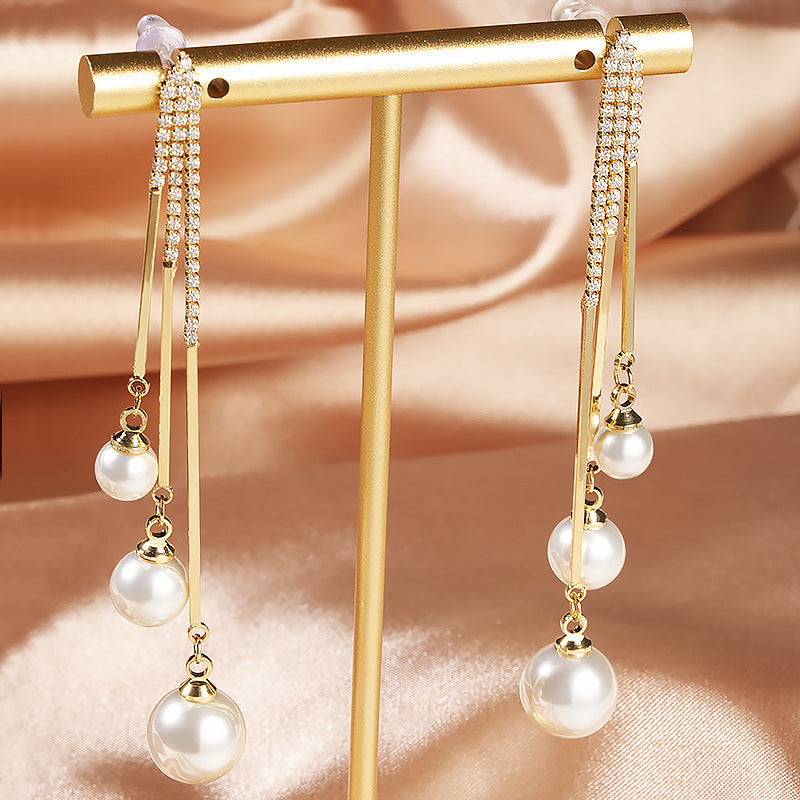 Kwastje elegante piercing oorbellen