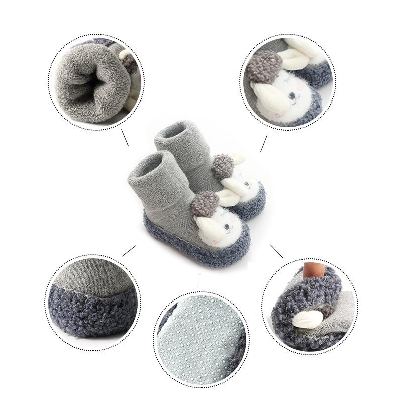 Warme vloersokken voor baby's
