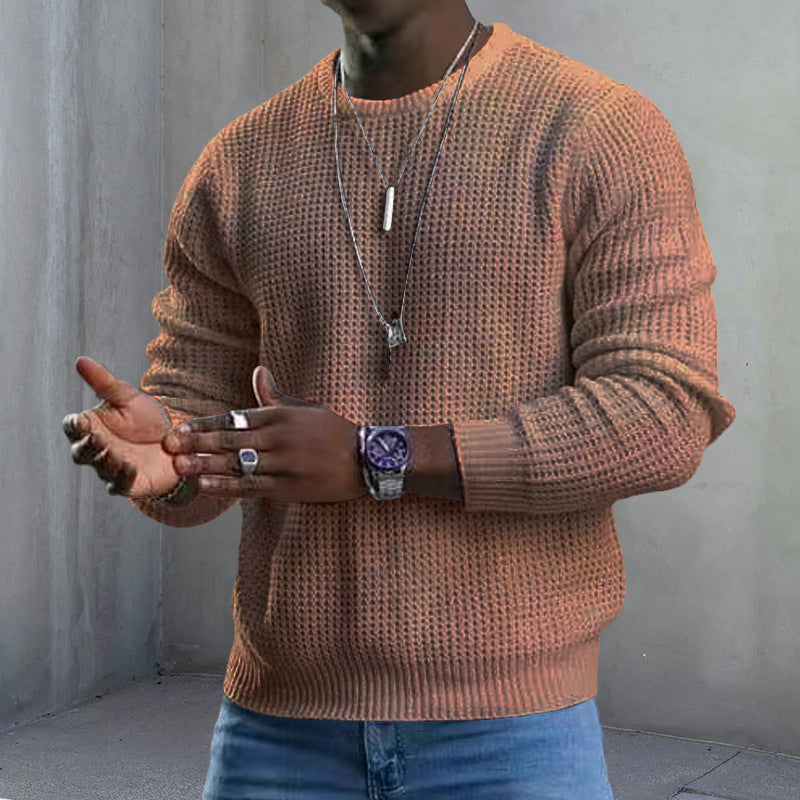 Trui met ronde hals en lange mouwen