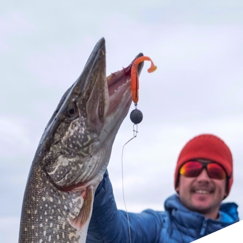 Zacht kunstaas met meerdere segmenten