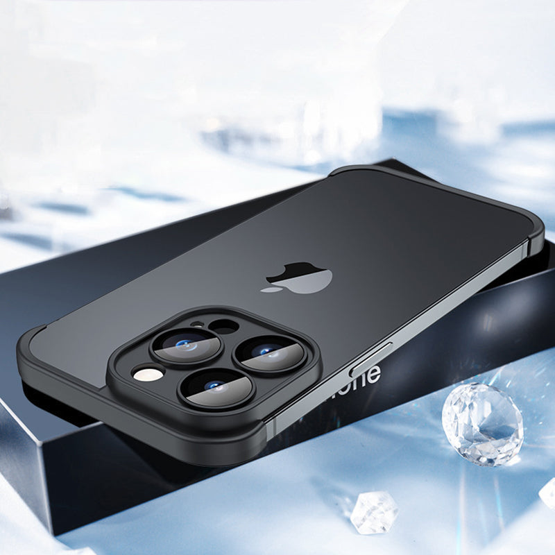 Apple-hoes met glazen lensfilm en hoekkussens