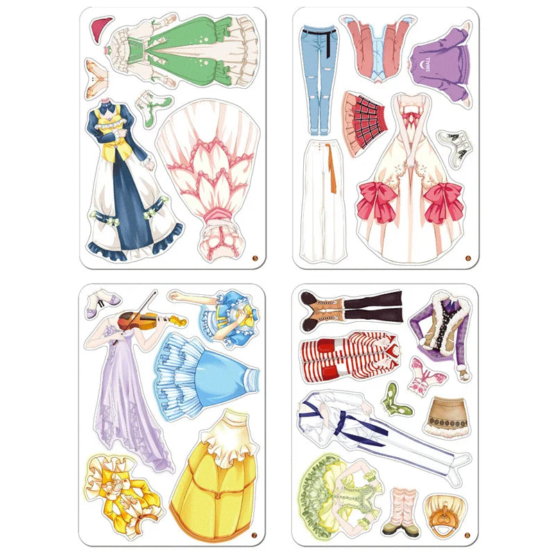 Magnetisch aankleedspel voor meisjes