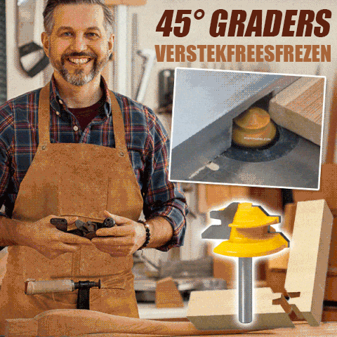 Domom 45 graden verstekfreesfrezen