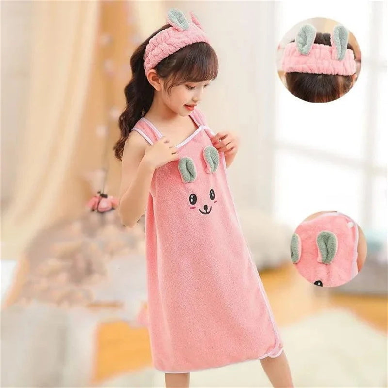 Draagbare badhanddoek voor kinderen