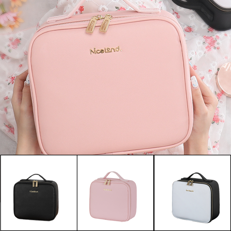 Make-uptas met LED-spiegel