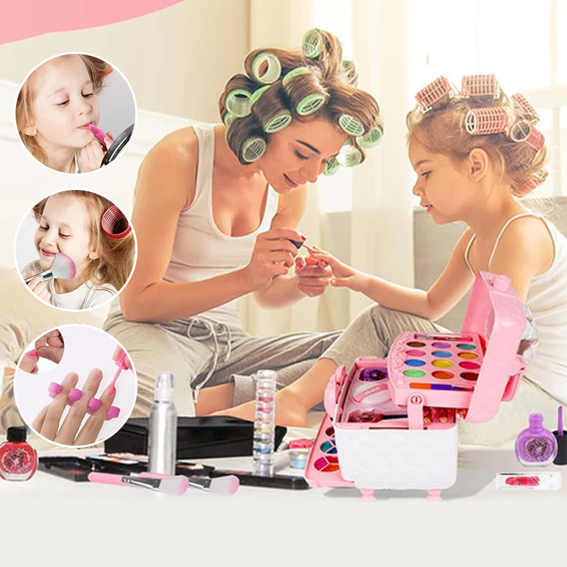 Wasbare make-up schoonheidsset voor kinderen