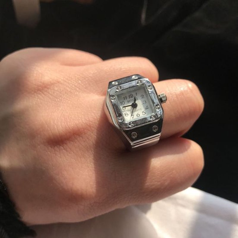 Ring met echt horloge voor koppels