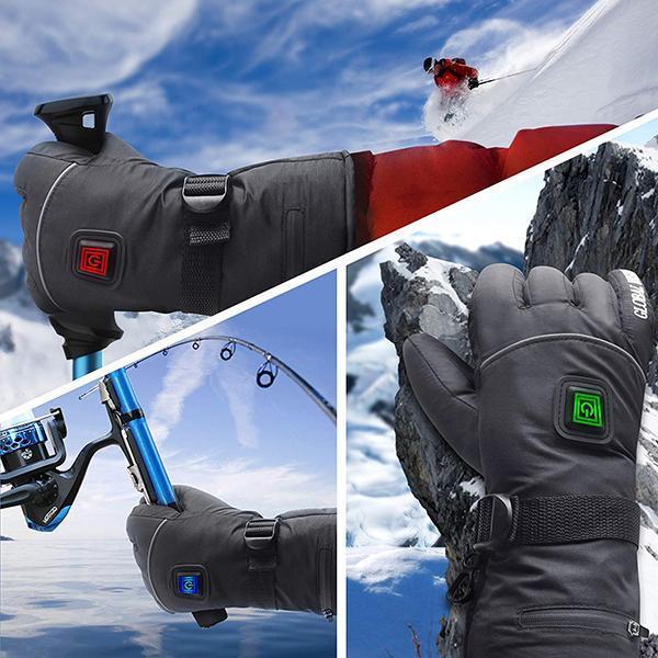 Nieuwe upgrade Elektrisch Verwarmde Handschoenen (Beste Cadeau Deze Winter)