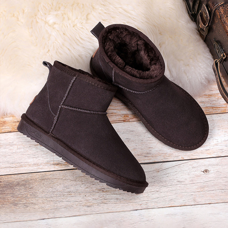 Korte Laarsjes met Dikke Warme Fleece