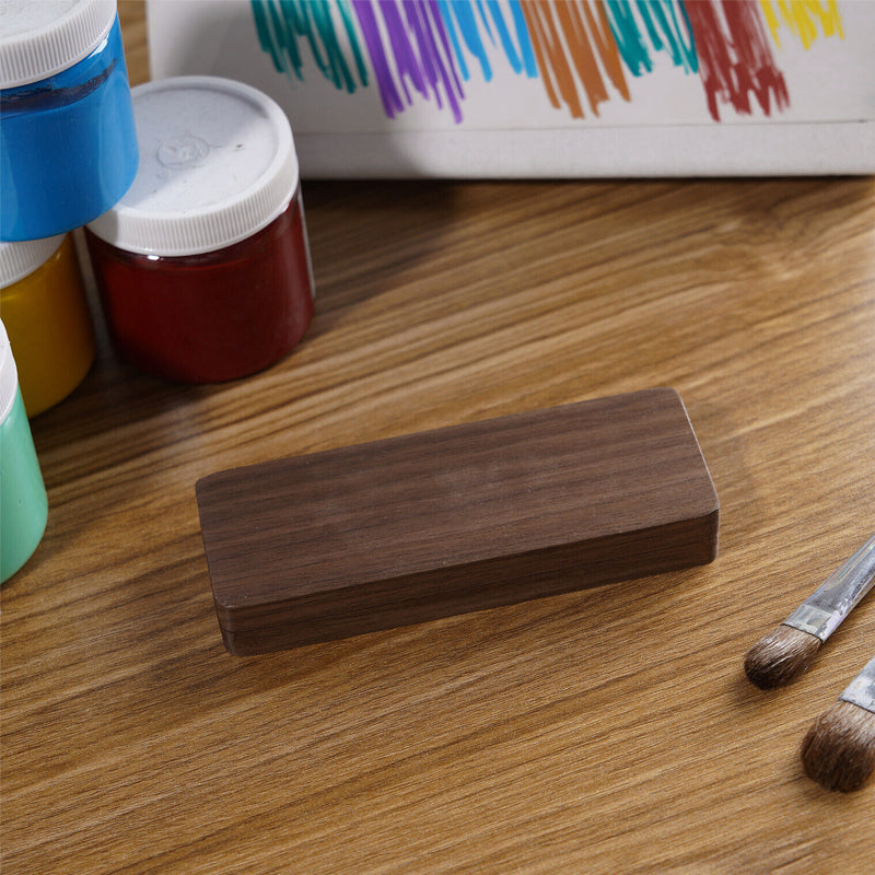 Draagbaar walnoot Waterverf palet